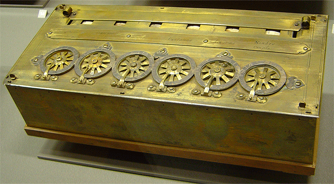 Паскалина - механический калькулятор 17-го века