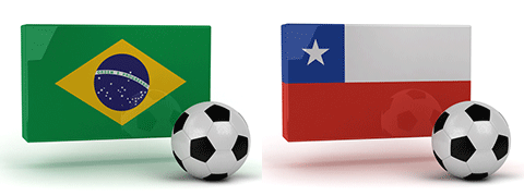 Кто победит в матче Бразилия-Чили на ЧМ по футболу 2014