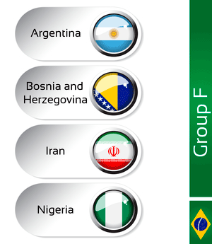 Группа F. Чемпионат мира по футболу 2014